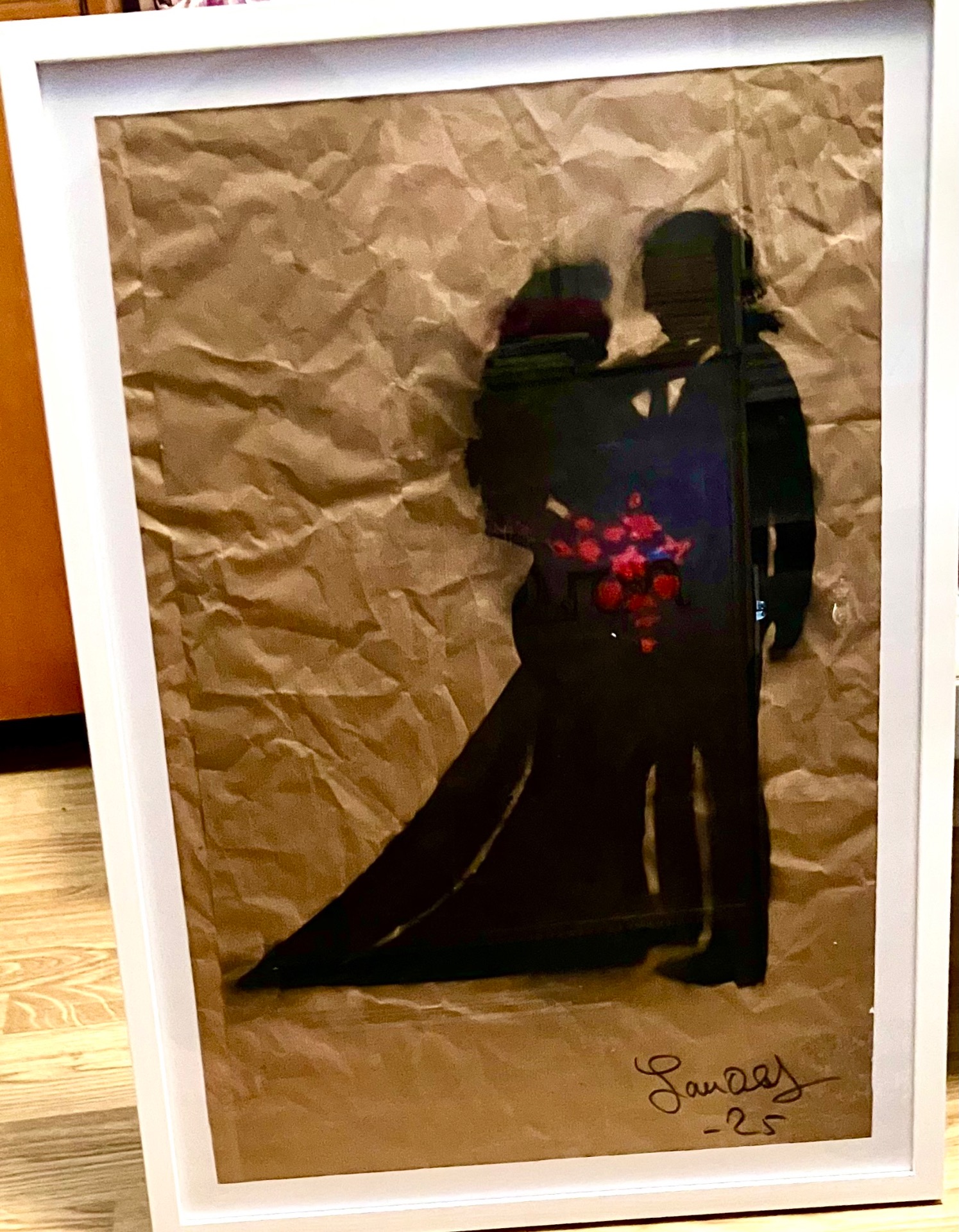 My grafittichild have grown up, grafitti on paper 2025