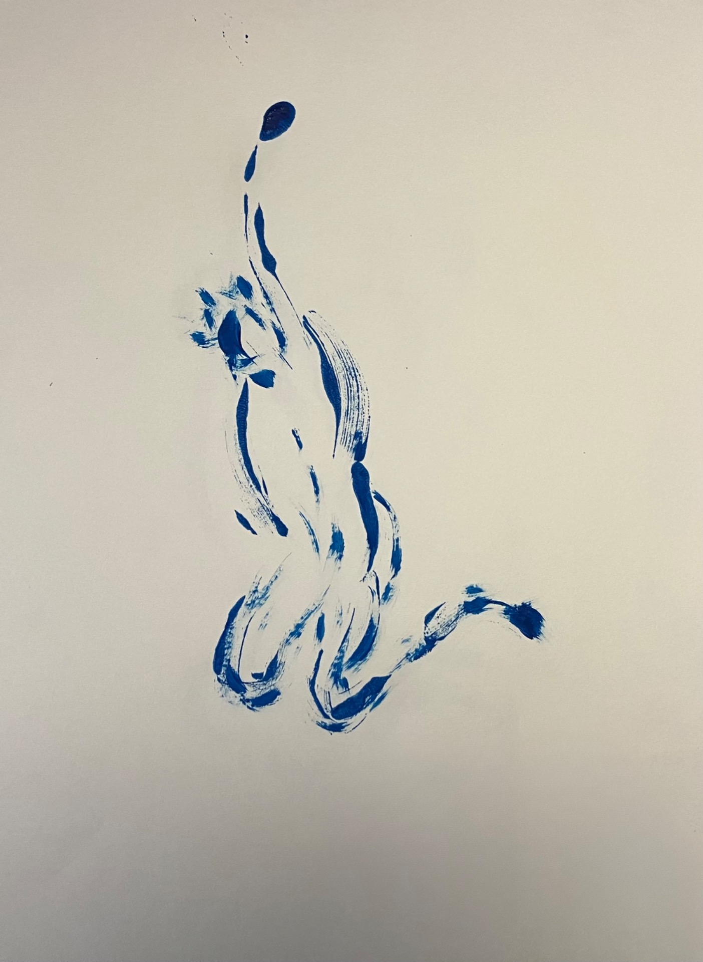 Hopeful, Acrylic on paper and as a graphic sheet A3 on 40x50 and 50x70. 2024. (2)